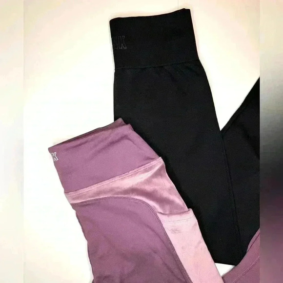 Victorias Secret PINK  HIGH WAIST WINTER LEGGING IN FULL LENGTH size XS - Picture 3 of 8